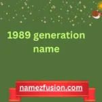 1989 generation name