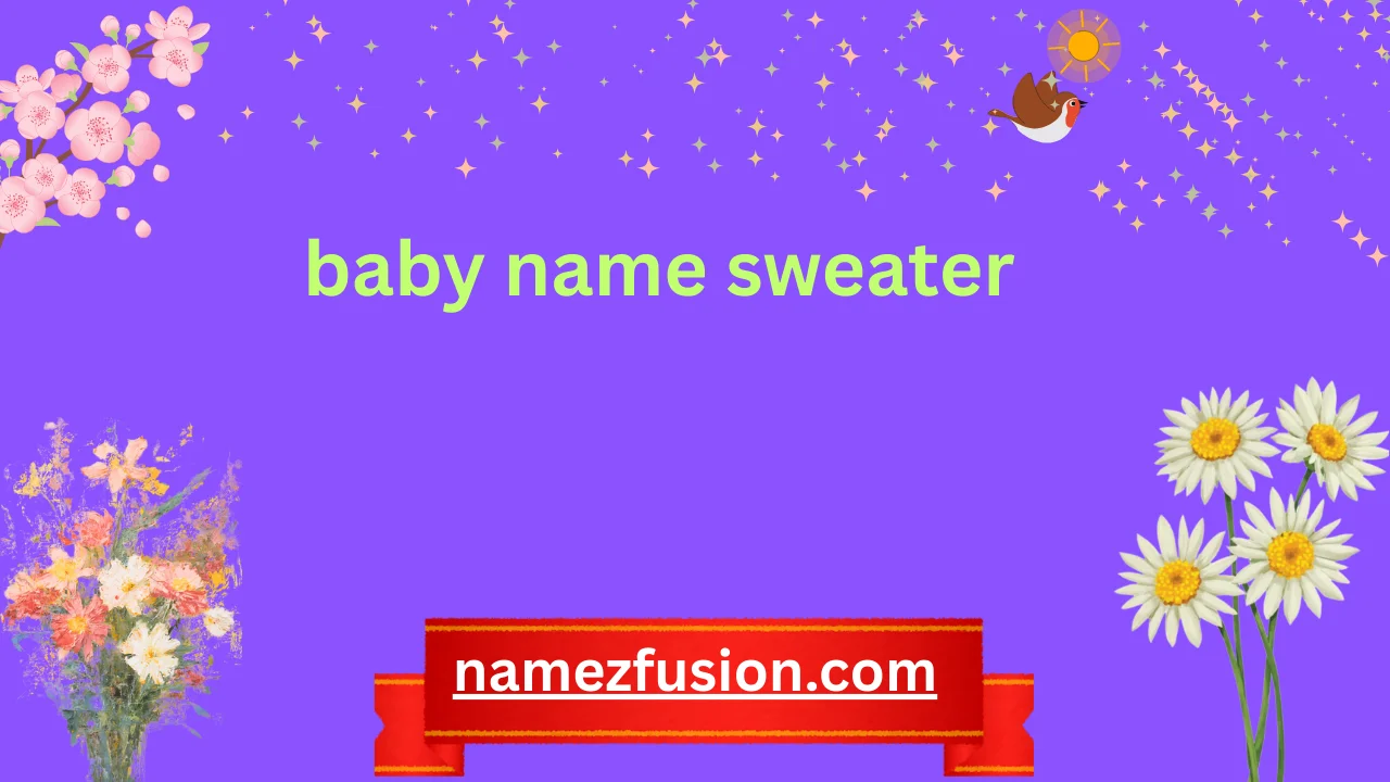 baby name sweater