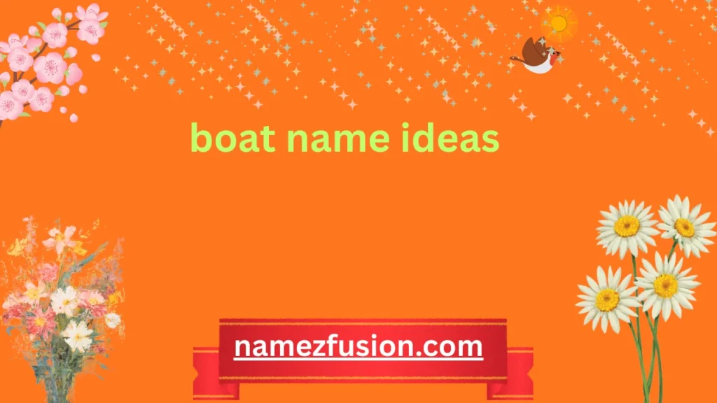 boat name ideas