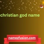 christian god name
