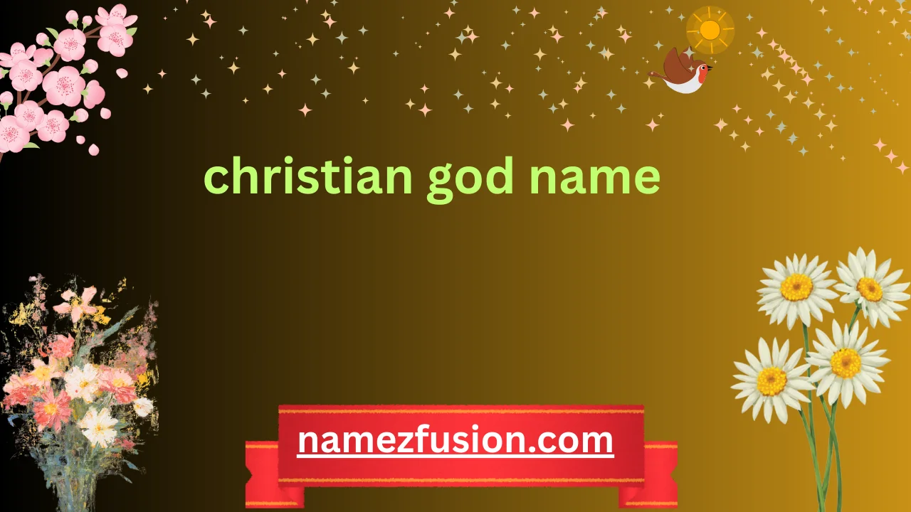 christian god name