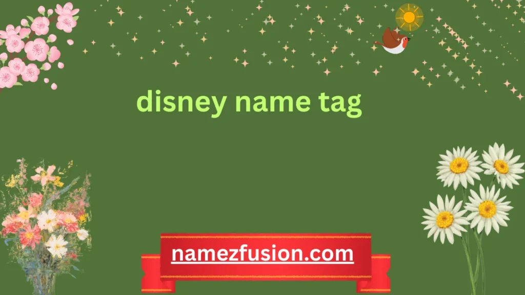 disney name tag