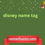 disney name tag