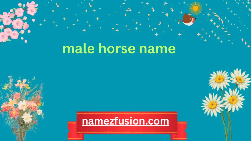 male horse name