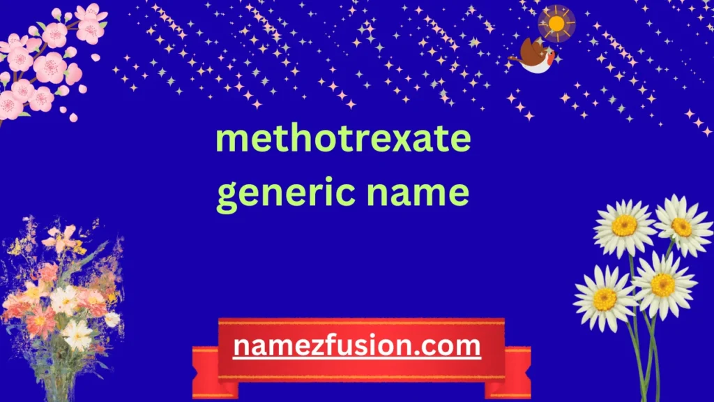 methotrexate generic name