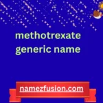 methotrexate generic name