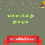name change georgia