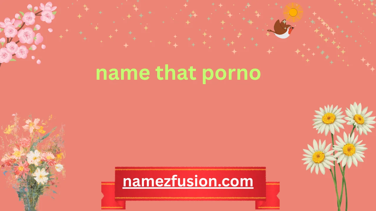name that porno