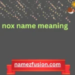 nox name meaning