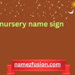 nursery name sign