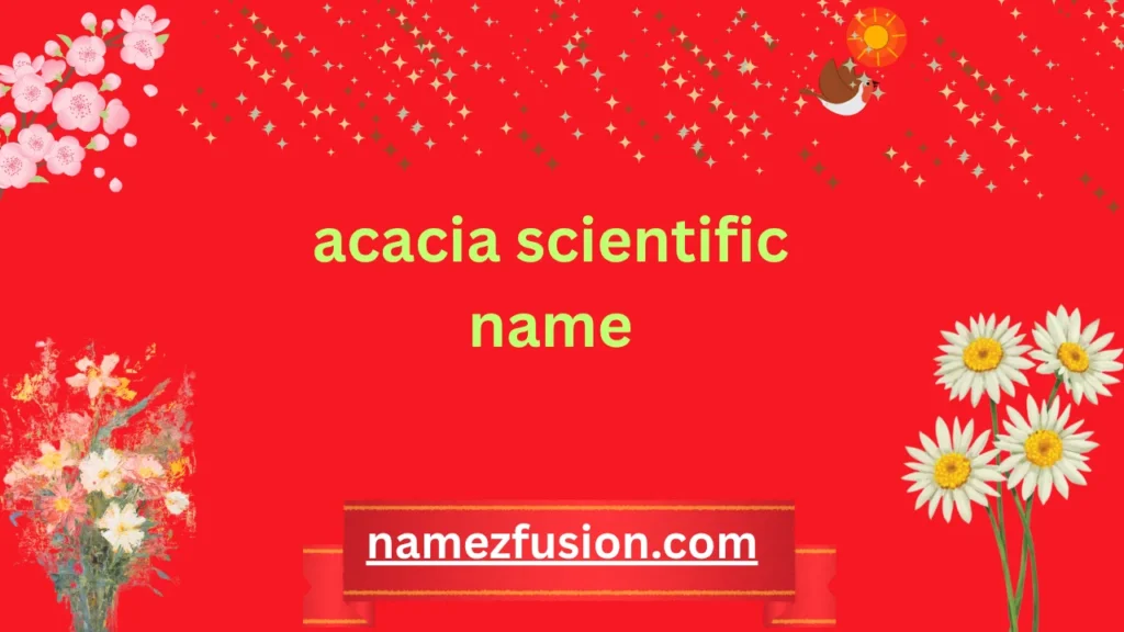 acacia scientific name