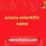 acacia scientific name