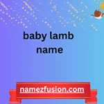baby lamb name