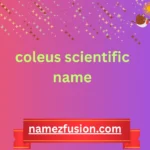 coleus scientific name