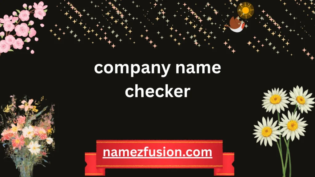 company name checker