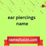 ear piercings name