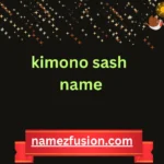 kimono sash name