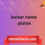 locker name plates