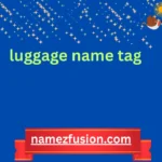 luggage name tag