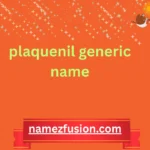 plaquenil generic name