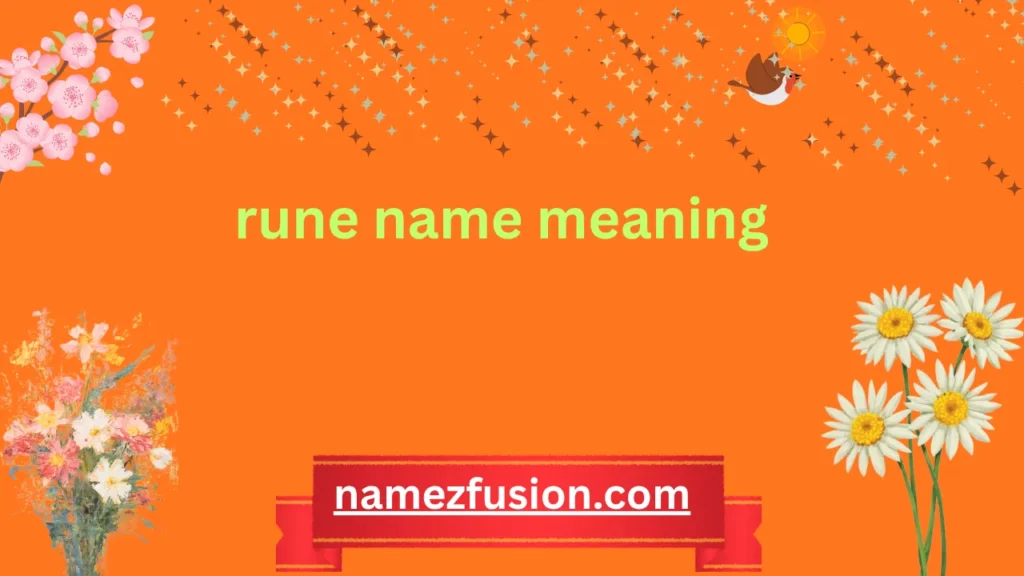 rune name meaning