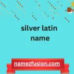 silver latin name