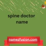 spine doctor name