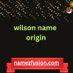 wilson name origin