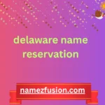 delaware name reservation