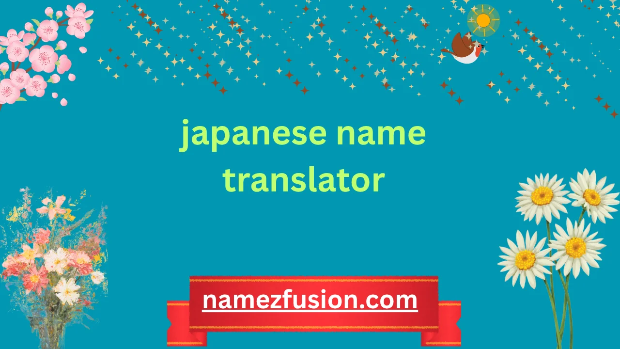japanese name translator