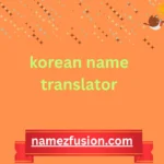 korean name translator