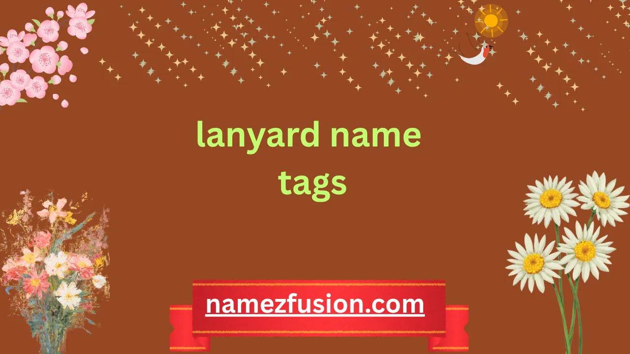 lanyard name tags