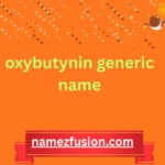 oxybutynin generic name