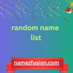 random name list