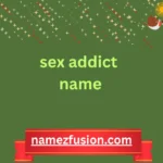 sex addict name