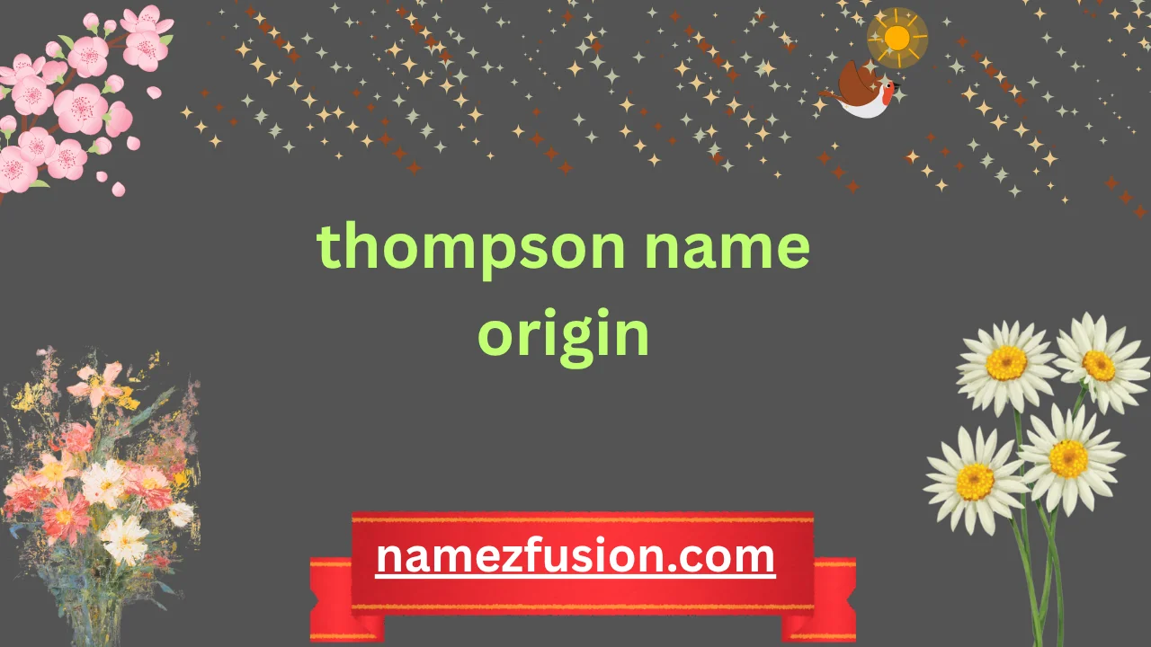 thompson name origin