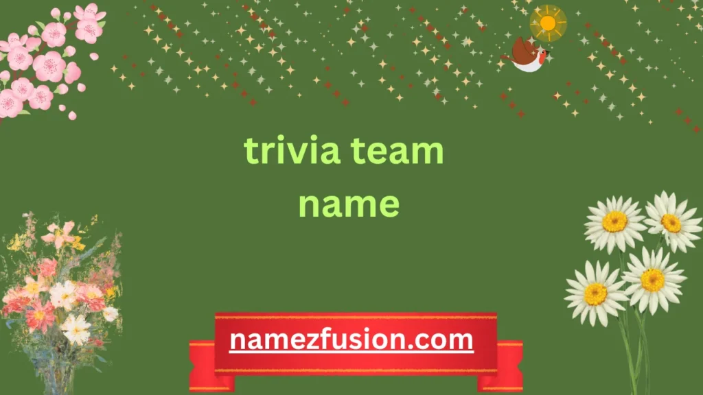 trivia team name
