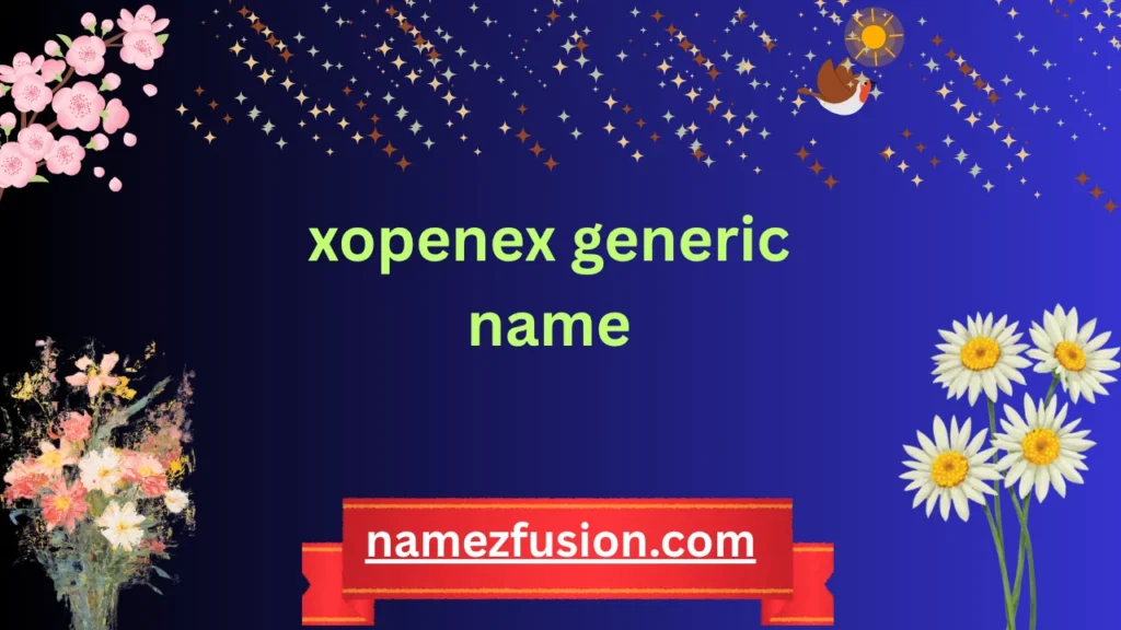 xopenex generic name