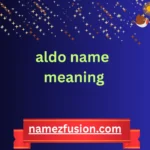 aldo name meaning
