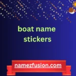 boat name stickers