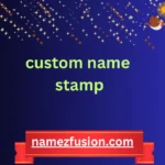 custom name stamp