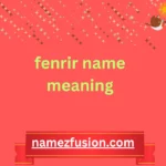 fenrir name meaning