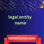 legal entity name