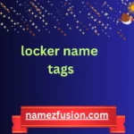 locker name tags