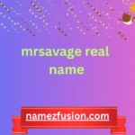 mrsavage real name