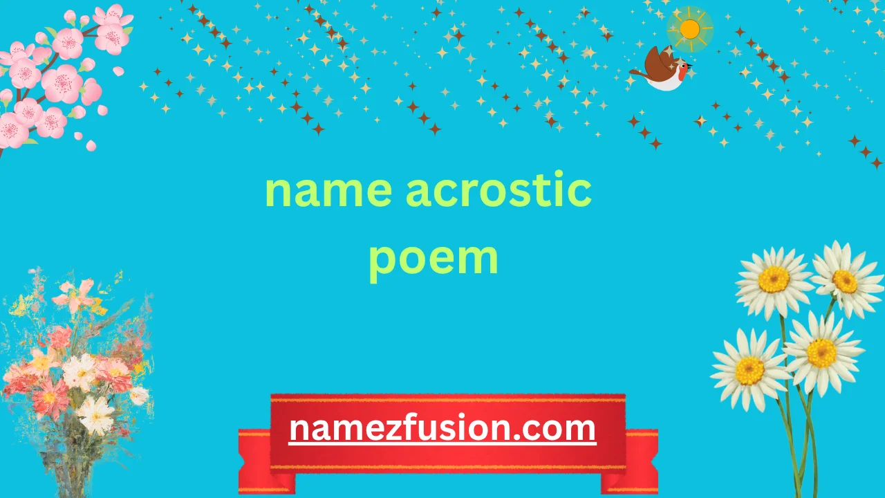 name acrostic poem