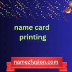 name card printing