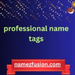professional name tags