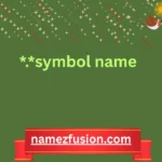 *.*symbol name
