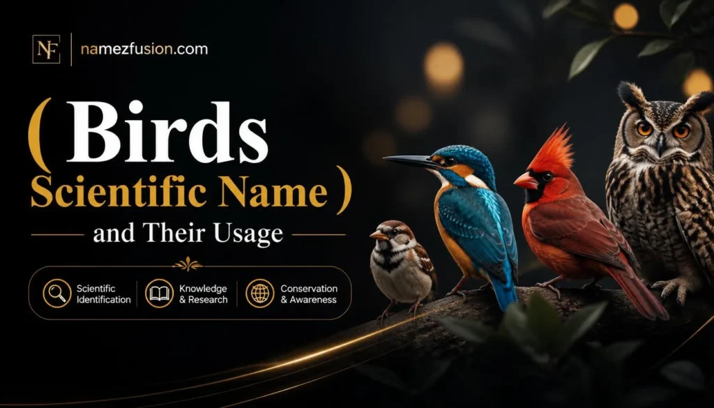 birds scientific name